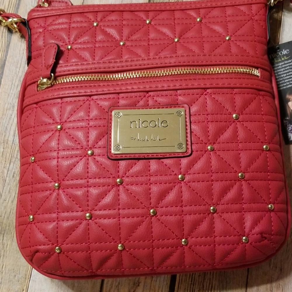 NWT NICOLE BY NICOLE MILLER CROSSBODY PURSE - Picture 2 of 5